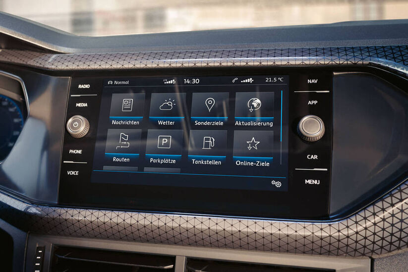 Volkswagen T-Cross 2021 infotainment