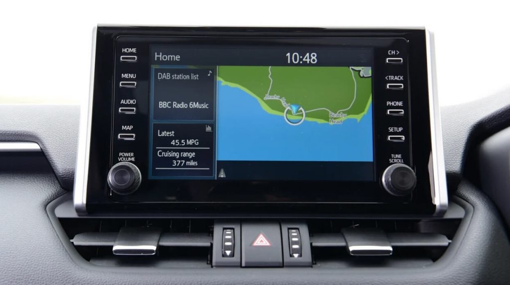 Toyota RAV4 2021 ecran infotainment