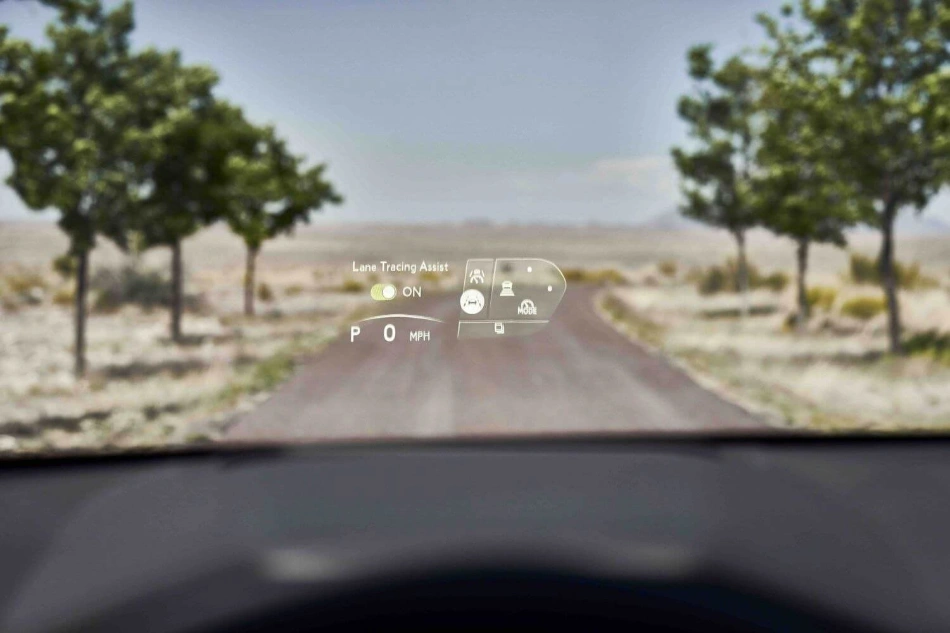 Lexus NX head up display