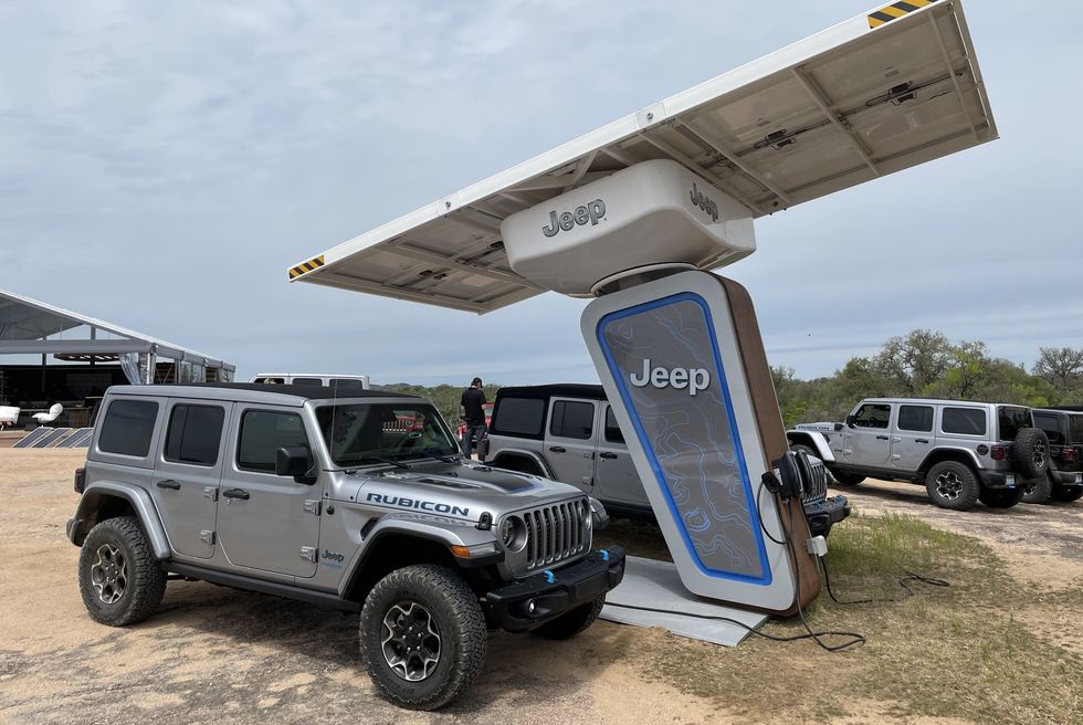 Jeep Wrangler 4xe PHEV timp incarcare