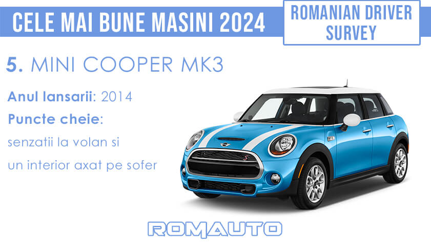 MINI Cooper hatchback cele mai bune masini 2024